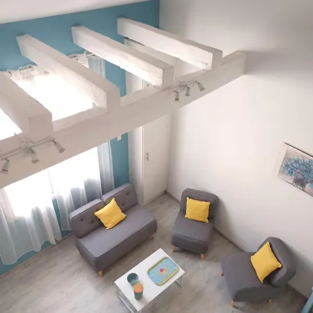 T2 L'escale Bleue 1ch, 2 Lits, Clim, Terrasse, Wifi Appartement Agen