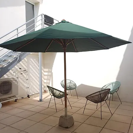 T2 L'escale Bleue 1ch, 2 Lits, Clim, Terrasse, Wifi Appartement
